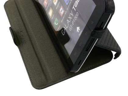 Premium Samsung Galaxy Tab Slim Flip Case with Stand - Black
