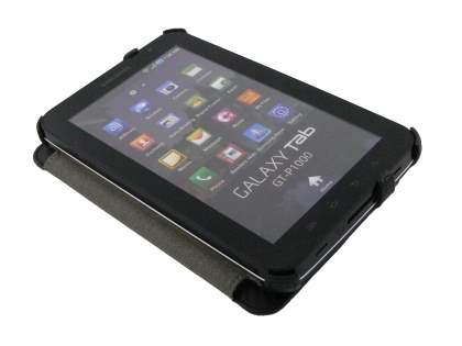 Premium Samsung Galaxy Tab Slim Flip Case with Stand - Black