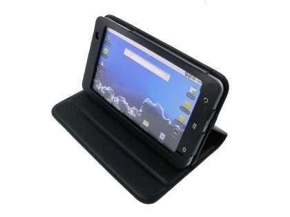 ZTE V9 Tablet Synthetic Leather Flip Case with Stand - Black