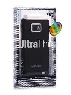 MOMAX Ultra-Thin Metallic Case for Samsung I9100 Galaxy S2 - Piano Black