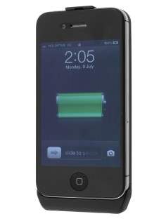 iPhone 4 Slim Case Battery Charger with Stand - Black