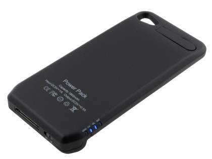 iPhone 4 Slim Case Battery Charger with Stand - Black