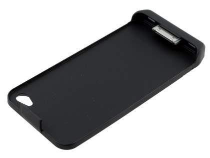iPhone 4 Slim Case Battery Charger with Stand - Black