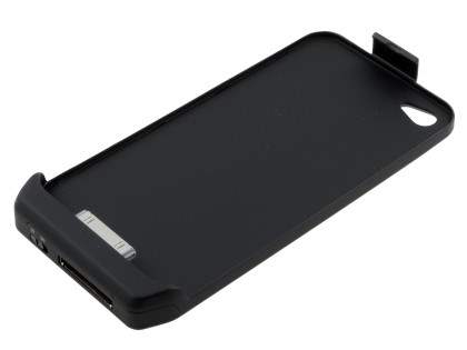 iPhone 4 Slim Case Battery Charger with Stand - Black
