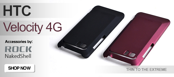 Top-quality Case from ROCK is sure to keep your delicate HTC Velocity 4G safe