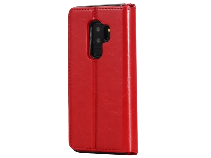 2-in-1 Synthetic Leather Wallet Case for Samsung Galaxy S9+ - Red 2-in-1 Synthetic Leather Wallet Case for Samsung Galaxy S9+ - Red