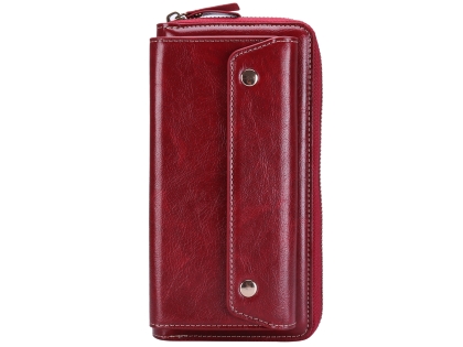 Wallet/Purse with Mobile Pouch - Red