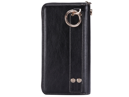 Wallet/Purse with Mobile Pouch - Black