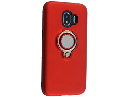 Impact Case With Ring Holder for Samsung Galaxy J2 Pro (2018) - Red Impact Case