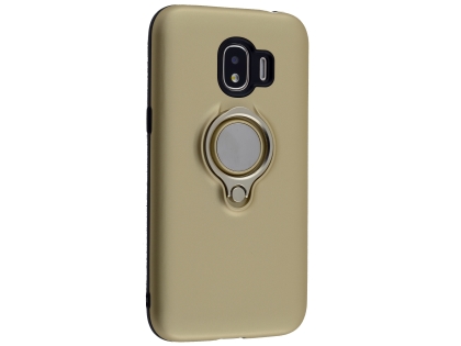 Impact Case With Ring Holder for Samsung Galaxy J2 Pro (2018) - Gold Impact Case
