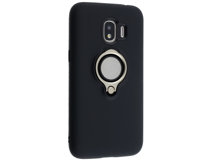 Impact Case With Ring Holder for Samsung Galaxy J2 Pro (2018) - Black Impact Case