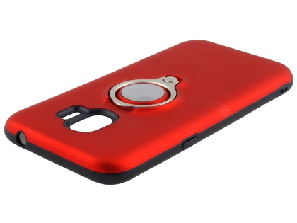 Impact Case With Ring Holder for Samsung Galaxy J2 Pro (2018) - Red