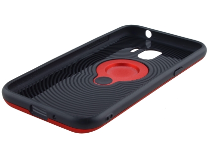 Impact Case With Ring Holder for Samsung Galaxy J2 Pro (2018) - Red