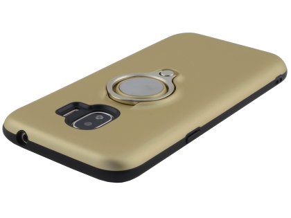 Impact Case With Ring Holder for Samsung Galaxy J2 Pro (2018) - Gold