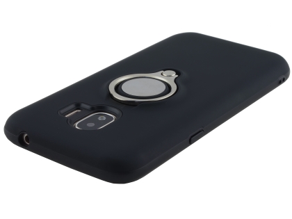 Impact Case With Ring Holder for Samsung Galaxy J2 Pro (2018) - Black