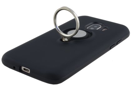 Impact Case With Ring Holder for Samsung Galaxy J2 Pro (2018) - Black