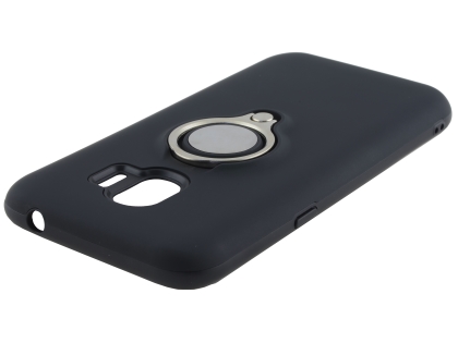 Impact Case With Ring Holder for Samsung Galaxy J2 Pro (2018) - Black