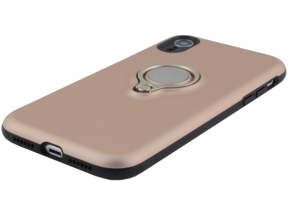 Impact Case With Ring Holder for iPhone XR - Rose Gold