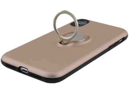 Impact Case With Ring Holder for iPhone XR - Rose Gold