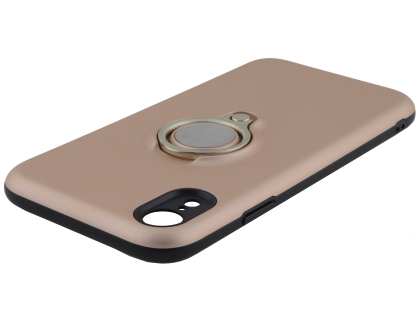 Impact Case With Ring Holder for iPhone XR - Rose Gold