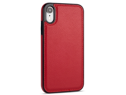 Synthetic Leather Back Cover for iPhone XR - Red