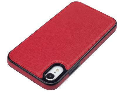 Synthetic Leather Back Cover for iPhone XR - Red