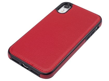 Synthetic Leather Back Cover for iPhone XR - Red