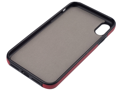 Synthetic Leather Back Cover for iPhone XR - Red