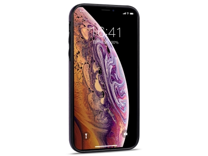 Synthetic Leather Back Cover for iPhone XR - Purple