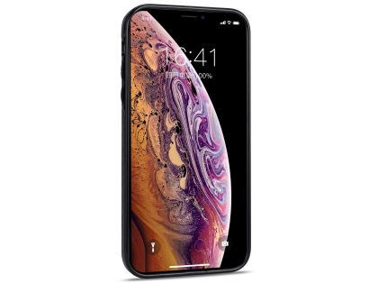 Synthetic Leather Back Cover for iPhone XR - Midnight Blue