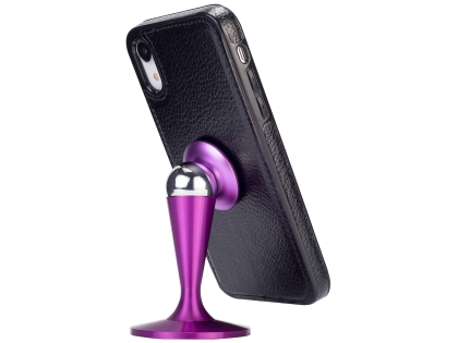 Synthetic Leather Back Cover for iPhone XR - Midnight Blue