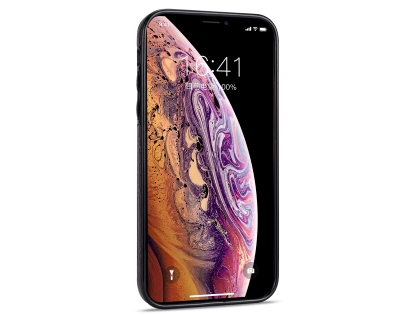 Synthetic Leather Back Cover for iPhone XR - Brown