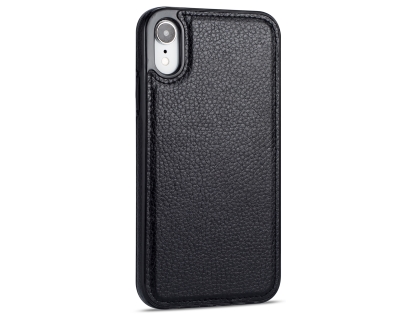 Synthetic Leather Back Cover for iPhone XR - Black Synthetic Leather Back Cover for iPhone XR - Black