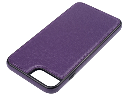 Synthetic Leather Back Cover for iPhone 8 Plus/7 Plus - Purple