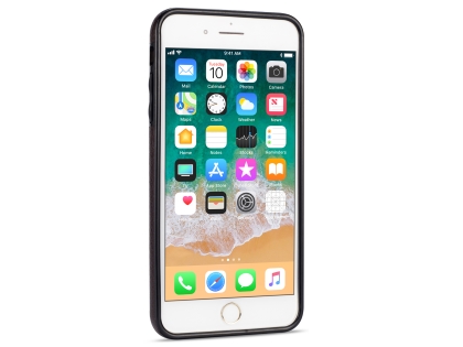 Synthetic Leather Back Cover for iPhone 8 Plus/7 Plus - Brown