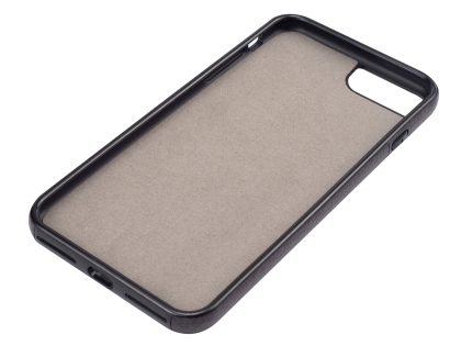 Synthetic Leather Back Cover for iPhone 8 Plus/7 Plus - Brown