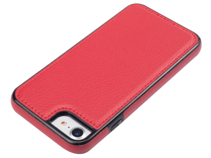 Synthetic Leather Back Cover for iPhone 8/7 - Red