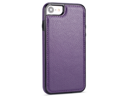 Synthetic Leather Back Cover for iPhone 8/7 - Purple Synthetic Leather Back Cover for iPhone 8/7 - Purple