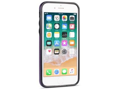 Synthetic Leather Back Cover for iPhone 8/7 - Purple