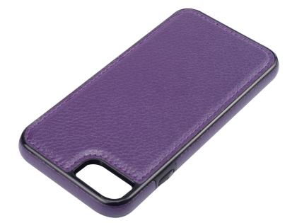 Synthetic Leather Back Cover for iPhone 8/7 - Purple
