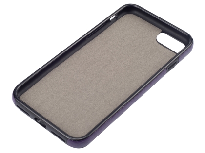 Synthetic Leather Back Cover for iPhone 8/7 - Purple