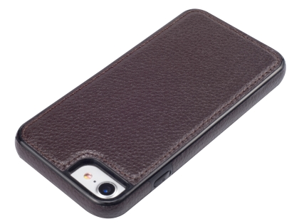 Synthetic Leather Back Cover for iPhone 8/7 - Brown