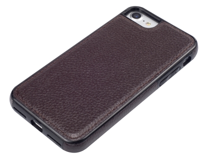 Synthetic Leather Back Cover for iPhone 8/7 - Brown