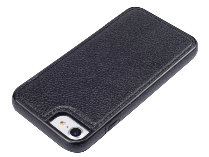 Synthetic Leather Back Cover for iPhone 8/7 - Black