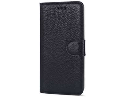 Premium Leather Wallet Case for Google Pixel 3 XL - Black Leather Wallet Case