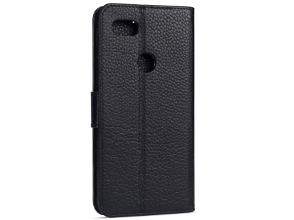 Premium Leather Wallet Case for Google Pixel 3 XL - Black