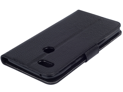 Premium Leather Wallet Case for Google Pixel 3 XL - Black