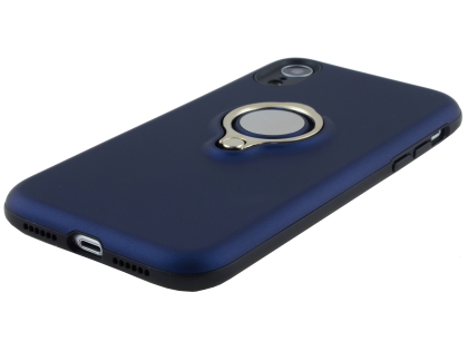 Impact Case With Ring Holder for iPhone XR - Midnight Blue