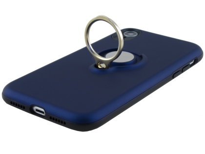 Impact Case With Ring Holder for iPhone XR - Midnight Blue