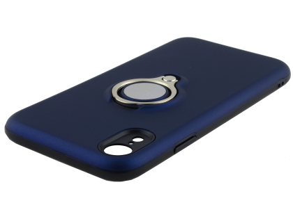 Impact Case With Ring Holder for iPhone XR - Midnight Blue